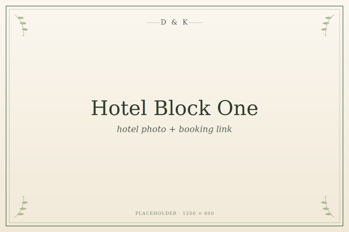[HOTEL NAME TBD]